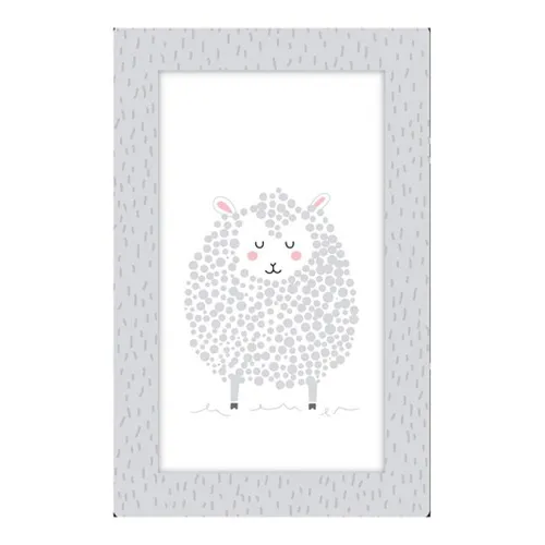 Quadro Placa Decorativa Infantil Ovelha D'rossi Foto 1