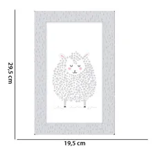 Quadro Placa Decorativa Infantil Ovelha D'rossi Foto mini 3