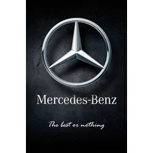 Quadro Placa Decorativa Mercedes-benz Premium 30x42cm A3 Mercedes 1 Foto  mini 1