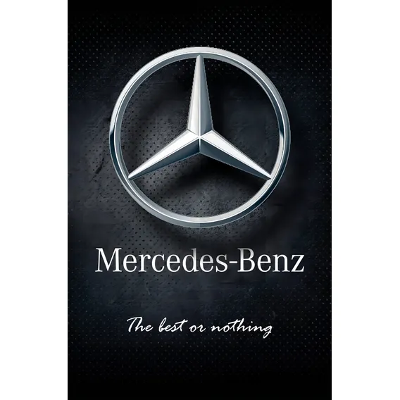 Quadro Placa Decorativa Mercedes-benz Premium 30x42cm A3 Mercedes 1 Foto 1