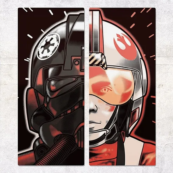 Quadro Placas Decorativas Luke Skywalker Foto 1