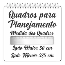 Quadro Planejamento Mensal Planner Diario Tarefas Escolha Cor Azul Foto mini 2