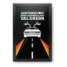 Quadro Porta Dinheiro - Carro Delorean Foto mini 1