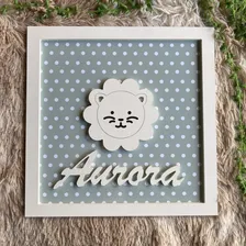 Quadro Porta Maternidade Enfeite Decorativo Quarto BebĂȘ 30cm Foto mini 3