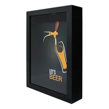 Quadro Porta Rolhas/tampinhas Com Tema Cerveja Beer Qpr023 Foto mini  2