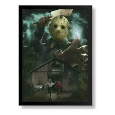 Quadro Poster Jason Voorhees Filme Terror Arte A3 Foto mini 1