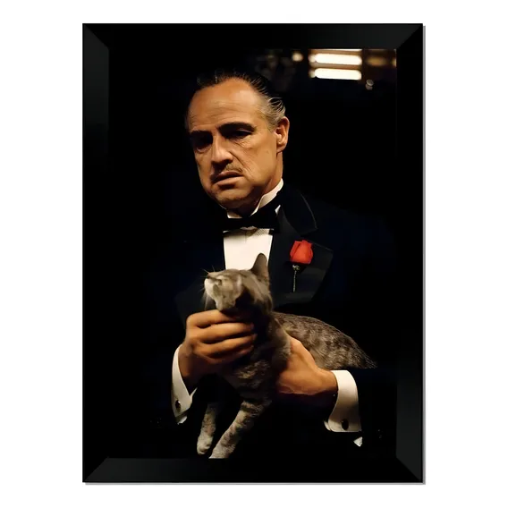 Quadro Poster The Good Father Clássico Com Moldura 21x30cm Foto 1