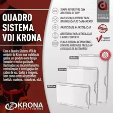 Quadro Sistema Vdi Embutir Telefone / Tv / Rede 30x35 Krona Foto mini 3