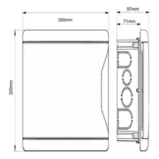 Quadro Sistema Vdi Embutir Telefone / Tv / Rede 30x50 Krona Foto mini 4