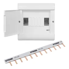 Quadro Sobrepor P/8 Disjuntor + Barramento Monofásico Steck Foto mini 1
