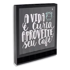 Quadro Suporte Porta Cápsulas Nespresso Para 70 Cápsulas Cor Preto Foto mini  2