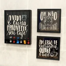 Quadro Suporte Porta Cápsulas Nespresso Para 70 Cápsulas Cor Preto Foto mini  3