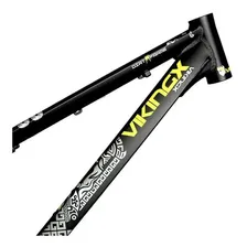 Quadro Vikingx Dirt Jump Tuff X-30 AlumÃnio - Preto Foto mini 3