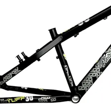 Quadro Vikingx Dirt Jump Tuff X-30 AlumÃnio - Preto Foto mini 2