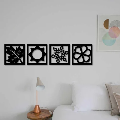 Quadros Decorativos 4 Estações Em Mdf 6mm Vazado Foto 1