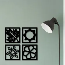 Quadros Decorativos 4 Estações Em Mdf 6mm Vazado Foto mini  2