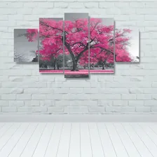Quadros Decorativos Arvore Vida Botanico Sala Quarto Rosa Foto mini 2
