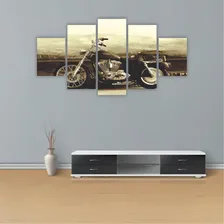 Quadros Decorativos Mdf Moto Retro Em Sépia Foto mini 2