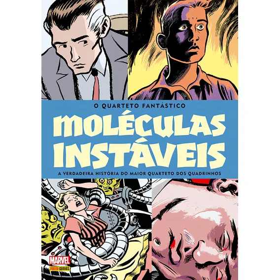 Quarteto Fantástico: Moléculas Instáveis: A Verdadeira História Do Maior Quarteto Dos Quadrinhos, De James Sturm. O Quarteto Fantástico Editorial Panini, Capa Dura, Edição 1 Em Português, 2024 Foto 1