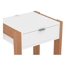 Quarto Casal Completo 4 Peças Cama De Cm8009 + 2 Mesas Cabe Foto mini 4