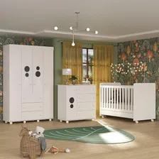 Quarto Completo Pimpolho Berço 3 Em 1 E RodÃzios Multimóveis Foto mini 1
