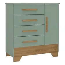 Quarto De Bebê Completo Guarda Roupa 4 Portas 2 Gavetas Com Foto mini 4