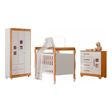 Quarto De Bebê Completo Mila 100% Mdf 4 Portas 6 Gavetas Foto mini 1