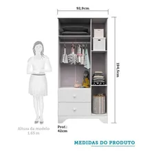Quarto Infantil Com Guarda Roupa E C么moda 100% Mdf Cocada Foto mini 3