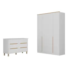 Quarto Infantil Com Guarda-roupa E C么moda Sky Foto mini 2