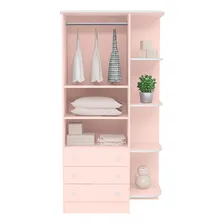 Quarto Infantil Completo Estrela 2 Portas 3 Gavetas Rosa Foto mini 3