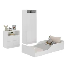 Quarto Infantil Completo Liz Multim贸veis Branco Foto mini 2
