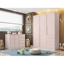 Quarto Infantil Completo Pérola Roupeiro E Cômoda 4 Foto mini 1