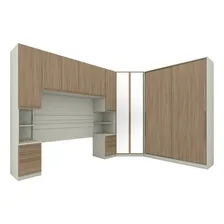 Quarto Modulado Completo Casal 5 Peças 10 Portas 12 Wt Foto mini 4