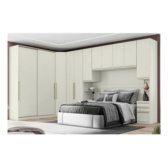 Quarto Modulado Completo Casal 6 Peças 11 Portas 9 Wt Foto 1