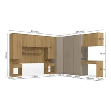 Quarto Modular Versa Conect Itapuã 15 Peças Cor Conect/itapuã Foto mini  3