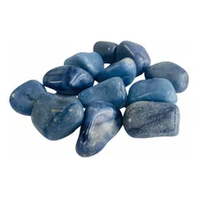 Quartzo Azul Pedra Rolada Extra 200g Foto mini 1