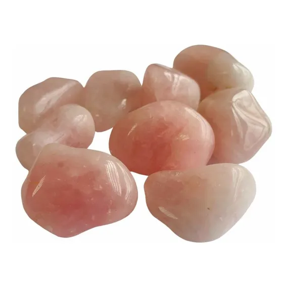 Quartzo Rosa Pedras Roladas 200g Extra Foto 1