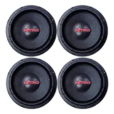 Quatro Auto Falantes Subwoofer 12 Pol Spyder 350w Rms Som Foto  mini 1