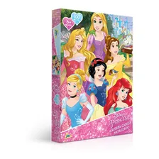 Quebra-cabeça 100 Peças Disney Princesa Metalizado Jak Foto mini 4