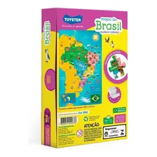 Quebra-cabeça 100 Peças - Mapa Do Brasil - Toyster Foto mini 4