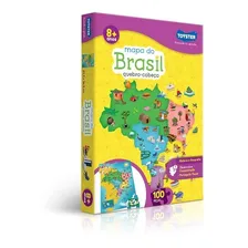 Quebra-cabeça 100 Peças - Mapa Do Brasil - Toyster Foto mini 1