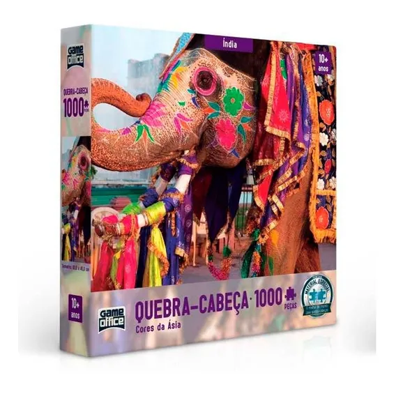 Quebra-cabeça 1000 Peças Cores Da Ásia Índia Toyster Foto 1