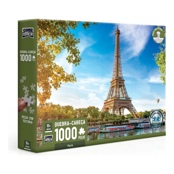 Quebra-cabeça 1000 Peças Paris - Toyster Foto 1