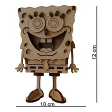 Quebra-cabeça 3d Bob Esponja Em Mdf Classic Foto mini 2