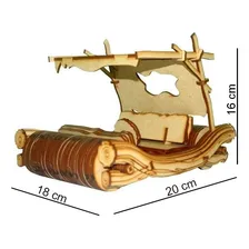 Quebra Cabeça 3d Carro Flintstones Mdf Foto mini 2