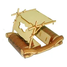 Quebra Cabeça 3d Carro Flintstones Mdf Foto mini 3