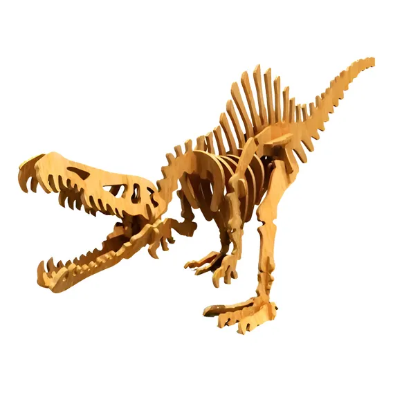 Quebra Cabeça 3d Dinossauro Espinossauro 32 Peças Foto 1