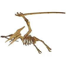 Quebra Cabeça 3d Dinossauro Piterodáctilo Mdf Foto mini 1