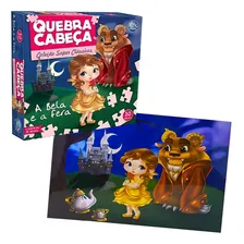 Quebra Cabeça A Bela E A Fera 80 Peças Pais & Filhos Foto mini 4