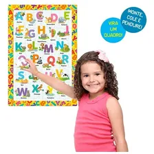 Quebra-cabeça Alfabeto Animais 60 Peças Toyster Brinquedos Foto mini 3